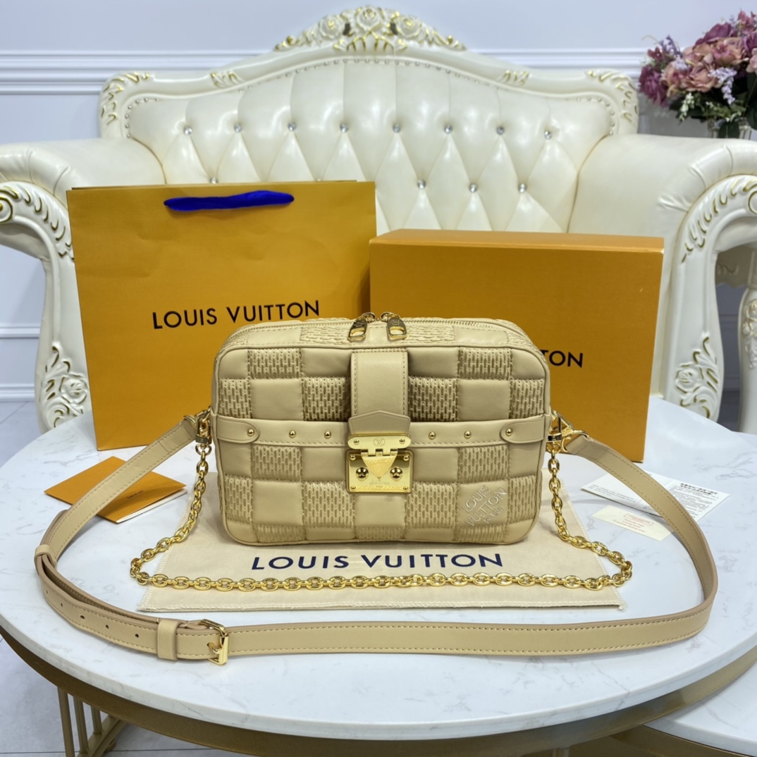 Louis Vuitton TROCA MM Handbag M59111 Beige